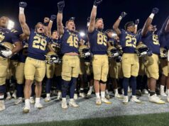 Horvath Shines As Navy Stays Perfect, Tops FAU 42–32