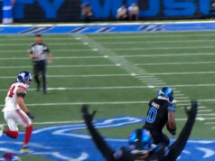 Gibbs’ OT Burst Lifts Lions Past Giants In Wild 34–27 Finish