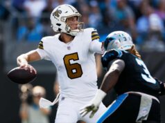 Rookie Tyler Shough Leads Saints Past Panthers, Ends Four-Game Skid