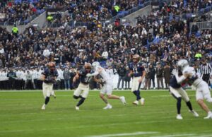 Horvath to Heidenreich Delivers Again As No. 22 Navy Stuns Army in Baltimore