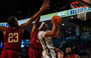 Late Surge Sends Georgia Tech Past Boston College 65–53